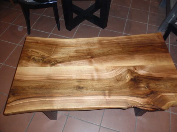 Table basse noyer massif Guebwiller 0