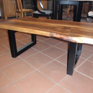 Table basse noyer massif Guebwiller 0